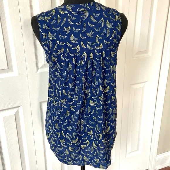 Anthropologie Maeve Sunseeker Banana Sleeveless Blouse - Picture 5 of 15